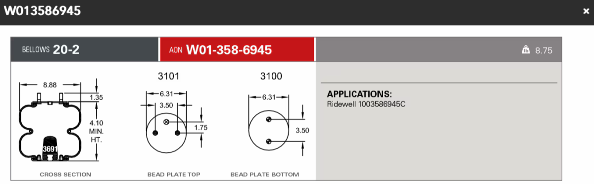 Firestone Airsping 6945
