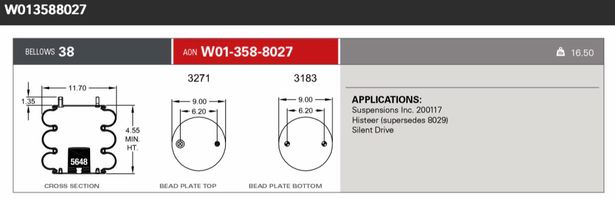 Firestone Airsping 8027