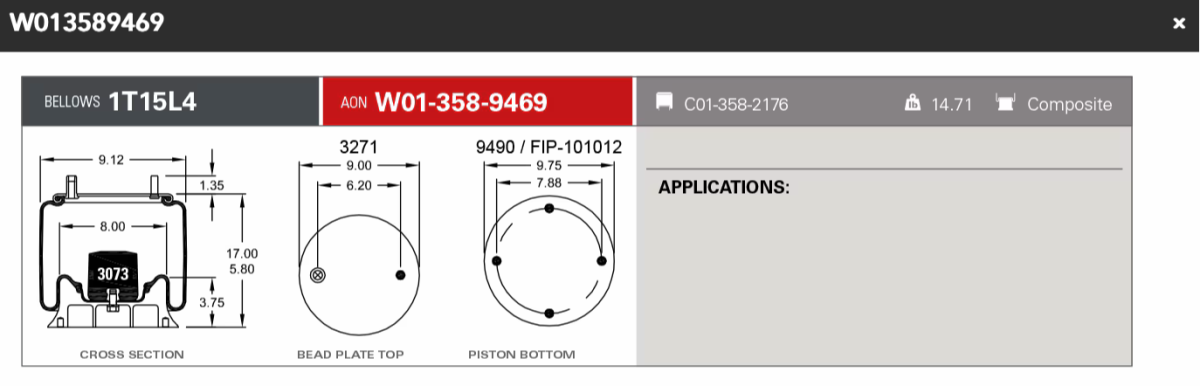 Firestone Airspring 9469