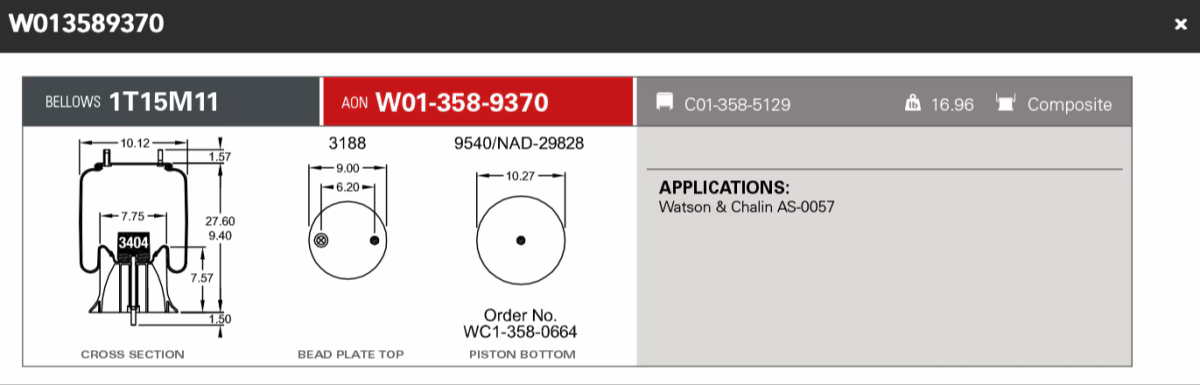 Firestone Airsping 9370 Watson & Chalin Lift
