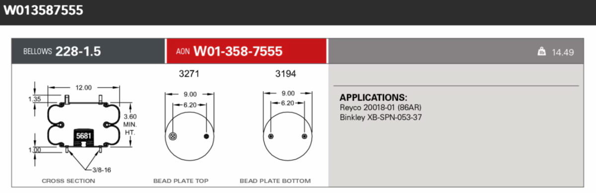 Firestone Airsping 8755