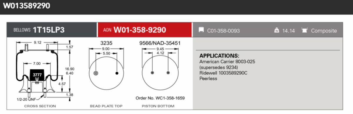 Firestone Airsping 9290