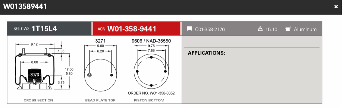 Firestone Airspring 9441