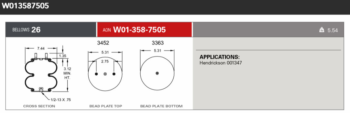 Firestone Airsping 7504