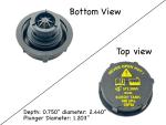 572.2065 - Coolant Reservoir Cap Kenworth PeterbiltKenworth Next Gen T680 Peterbilt Next Gen 579 15 PSI Included on 575.1044 Reservoir