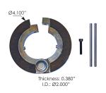 755.CB313, 2" Hinged Clutch Brake - 0.380" Thick