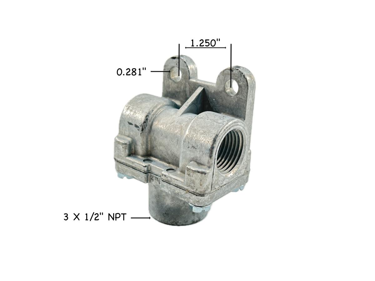 Fuel Return Flow Splitter Tee Std Flow