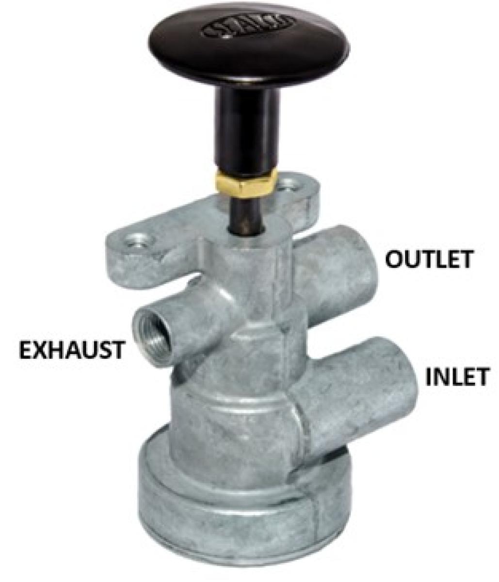 Hand Valves – Push/Pull (With Automatic Shutoff) Two Hole Panel Mount