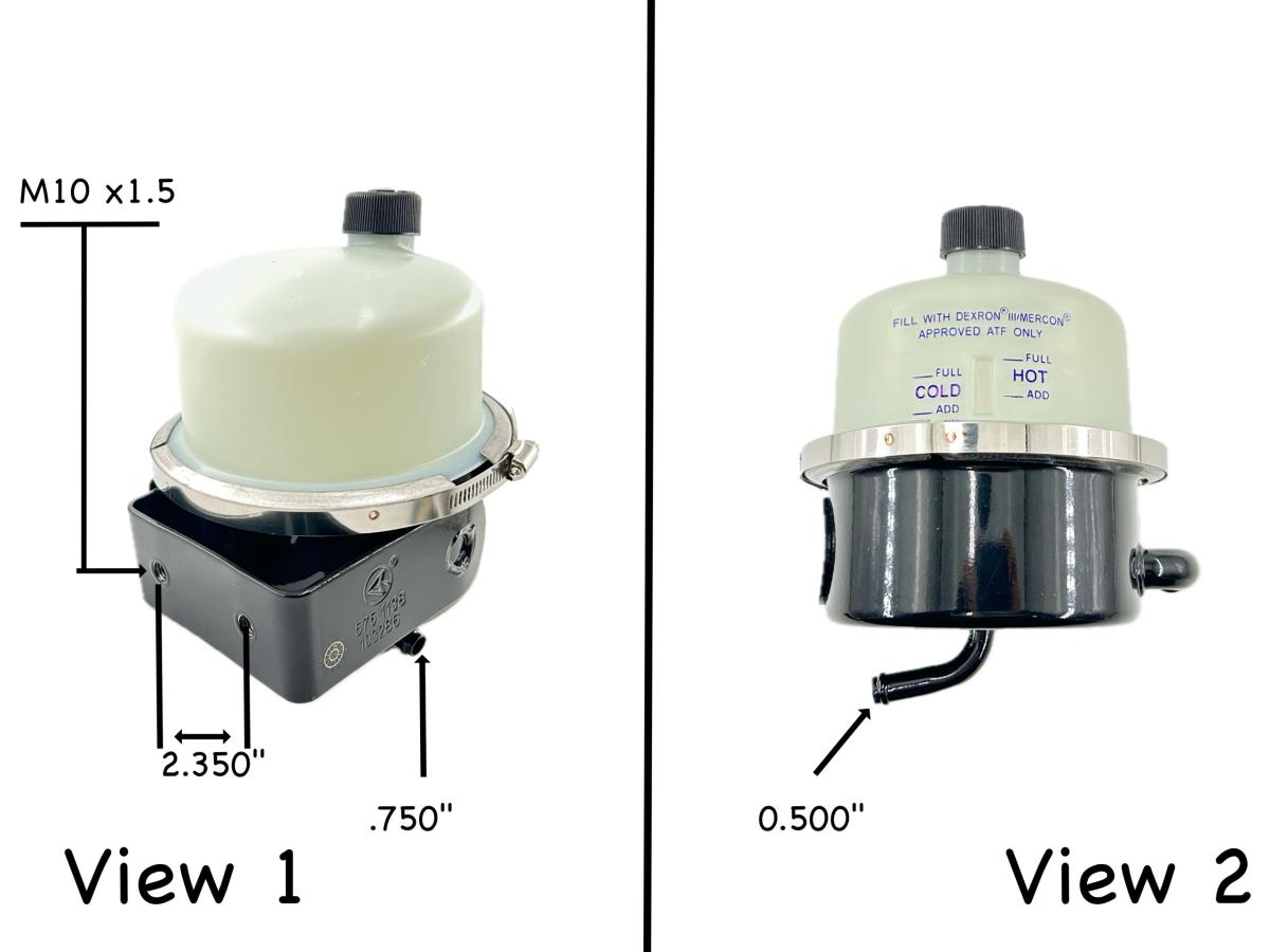 575.1138 - Power Steering Reservoir Peterbilt