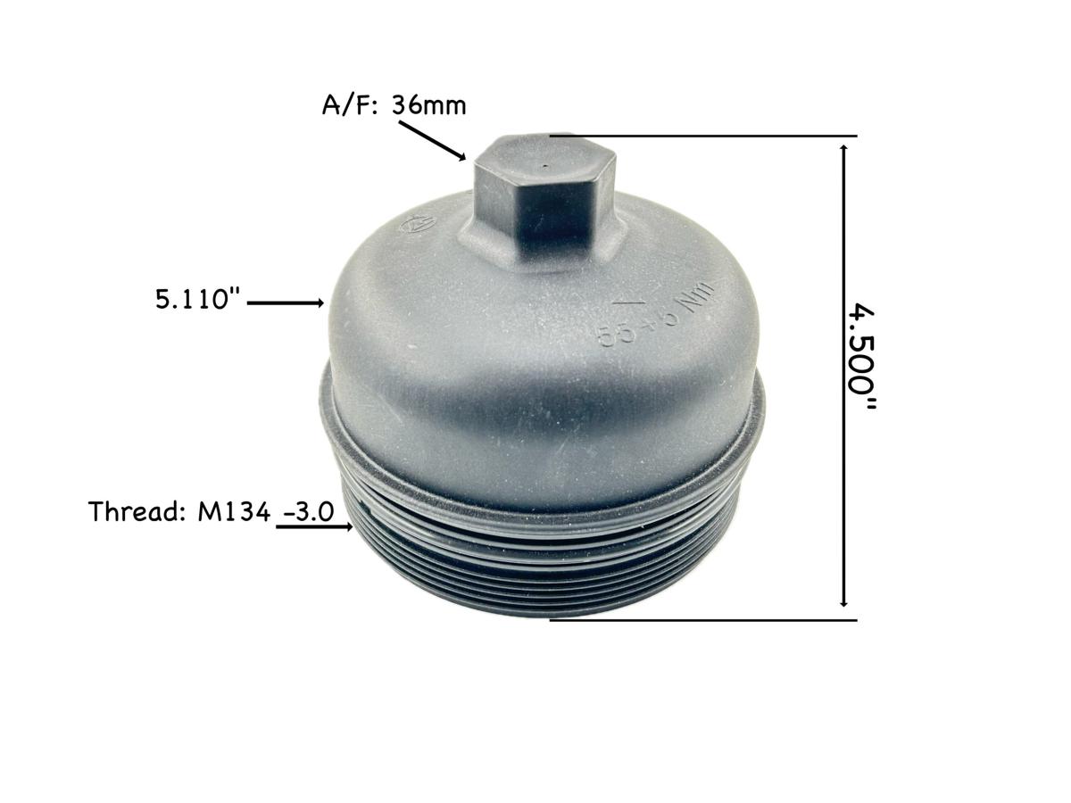 572.46508 - Fuel Filter Cap Detroit DD15