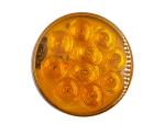 F/P/T Light LED 4in Amber Male 3 Pin