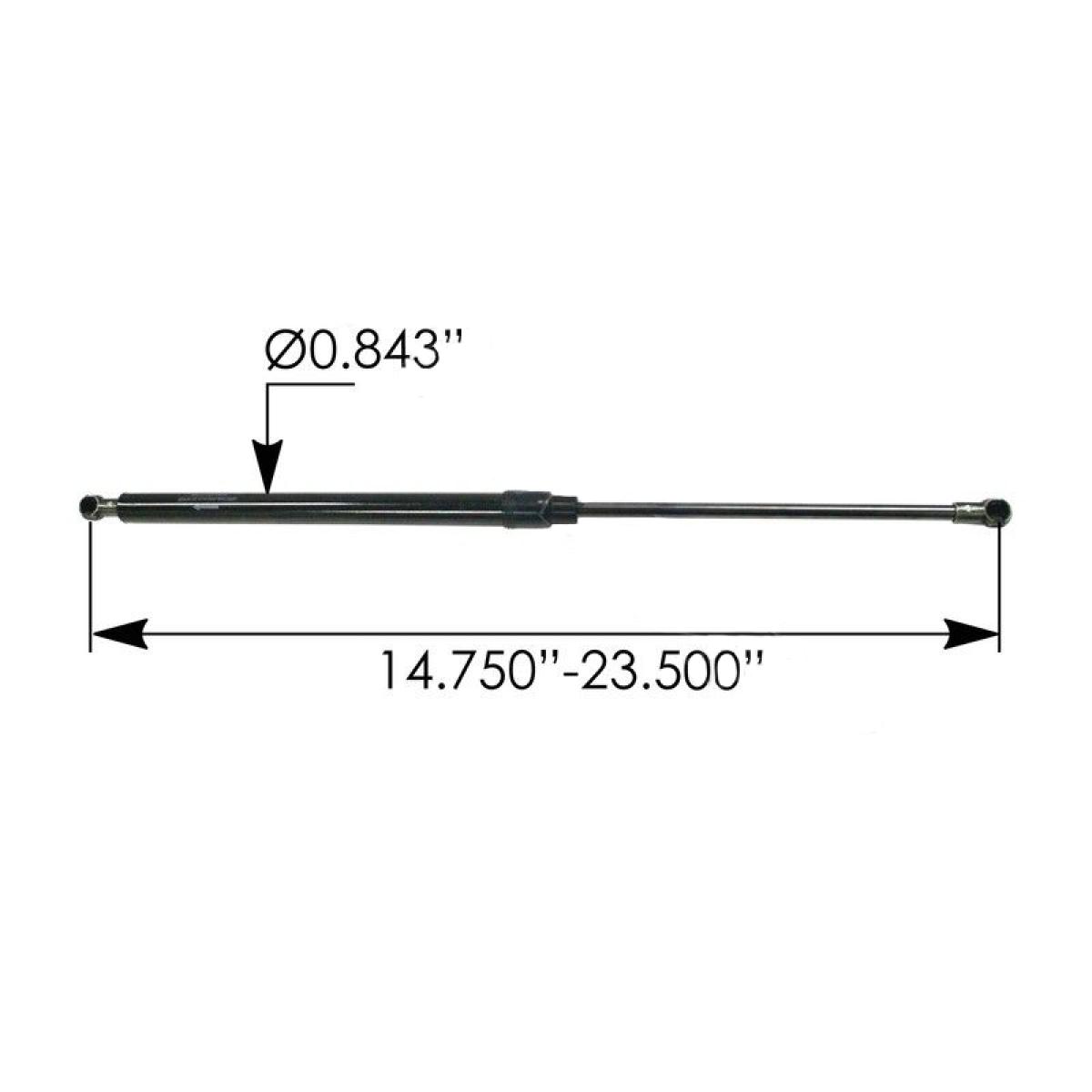 VOLVO HOOD SHOCK VN, VNL Series Tilt Hood 11QM417M