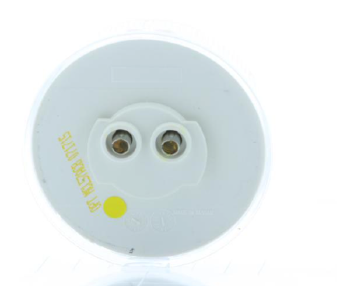 Clear lens yellow 2.5" marker/clearance light, 12V