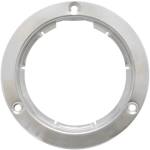 Stainless steel mounting flange for 4" lights