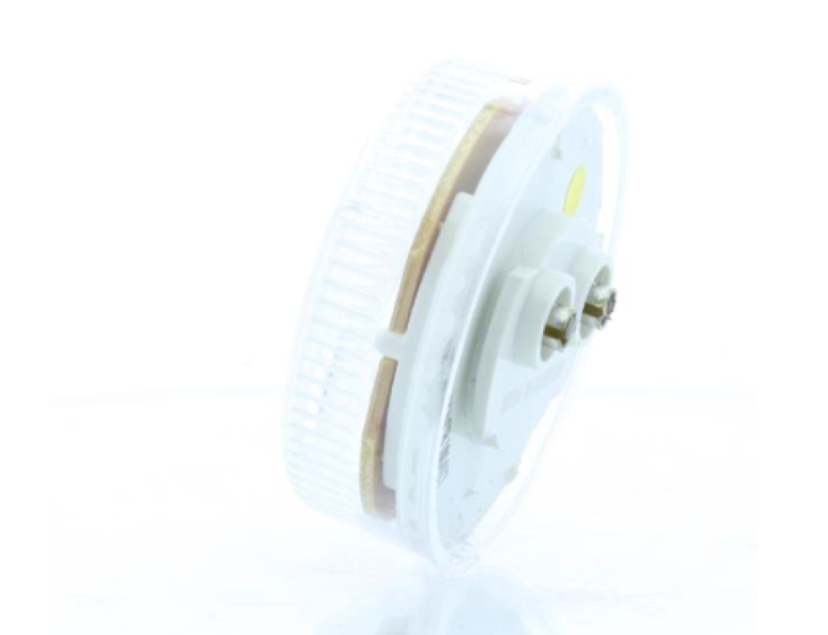 MCL55ACB Clear lens yellow 2" marker/clearance light, grommet mount, 12V
