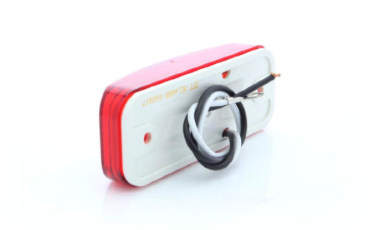 MCL44RB 6-LED RED marker/clearance light with reflex, 2-wire