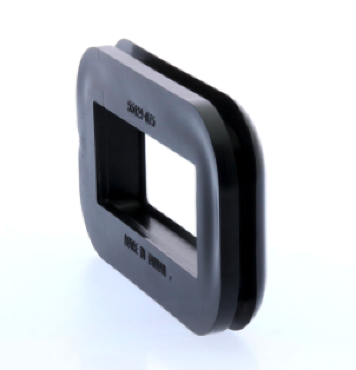 Black open back grommet