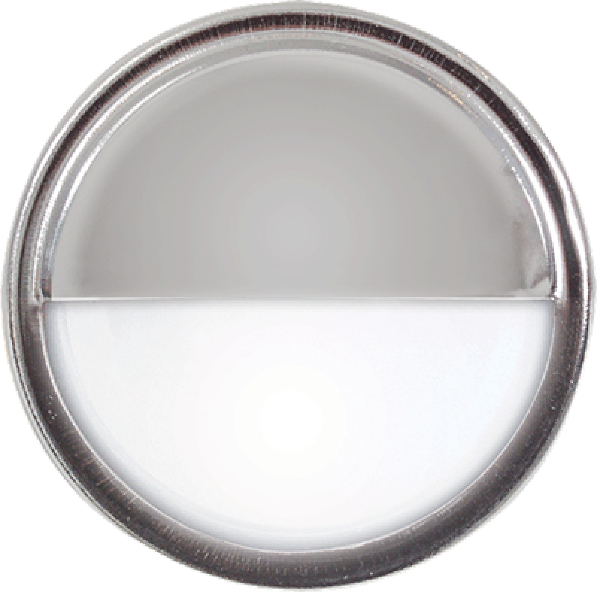 LED snap-in mini license light, chrome finish