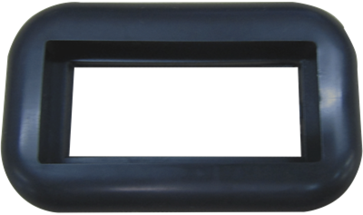 Black open back grommet