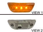 564.75083C - Visor Lamp LED Clear Amber Peterbilt