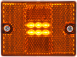 MCL36AB Yellow marker/clearance light with reflex