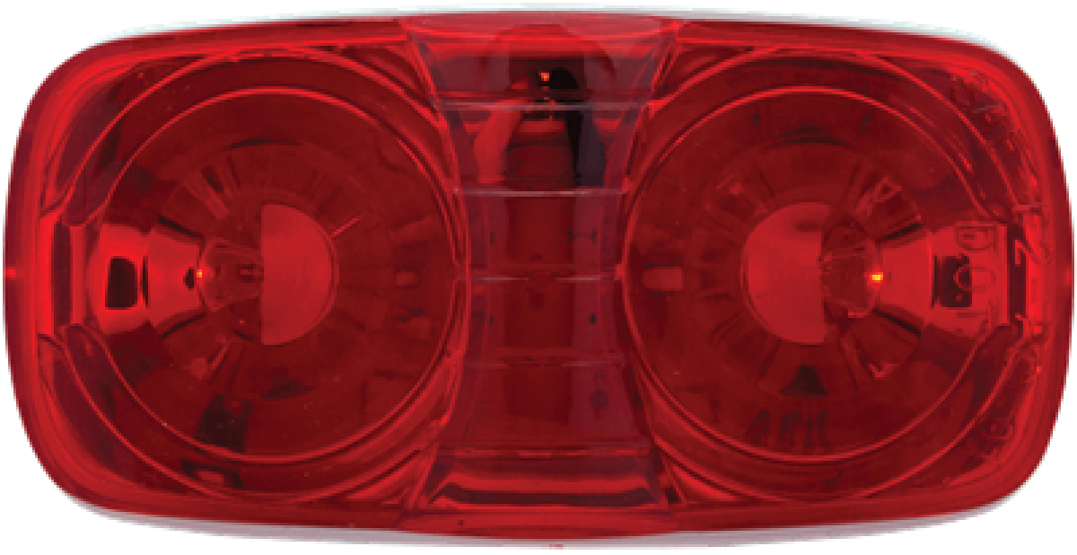 Red marker/clearance light, 2-wire
