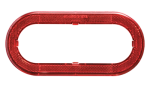 A78RXB Red reflex snap-on trim ring, FMVSS "A"