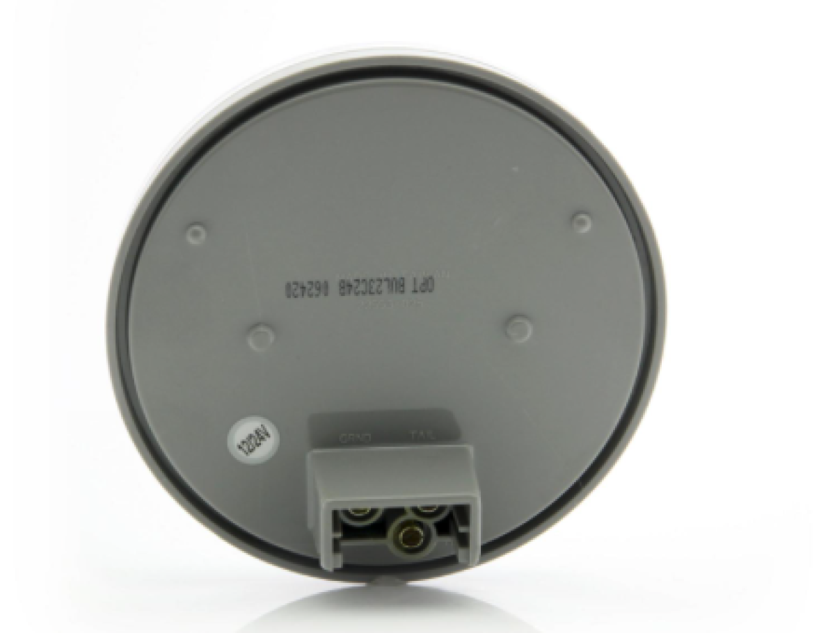 Clear back-up light, recess mount, standard 2-pin connection, 12-24V