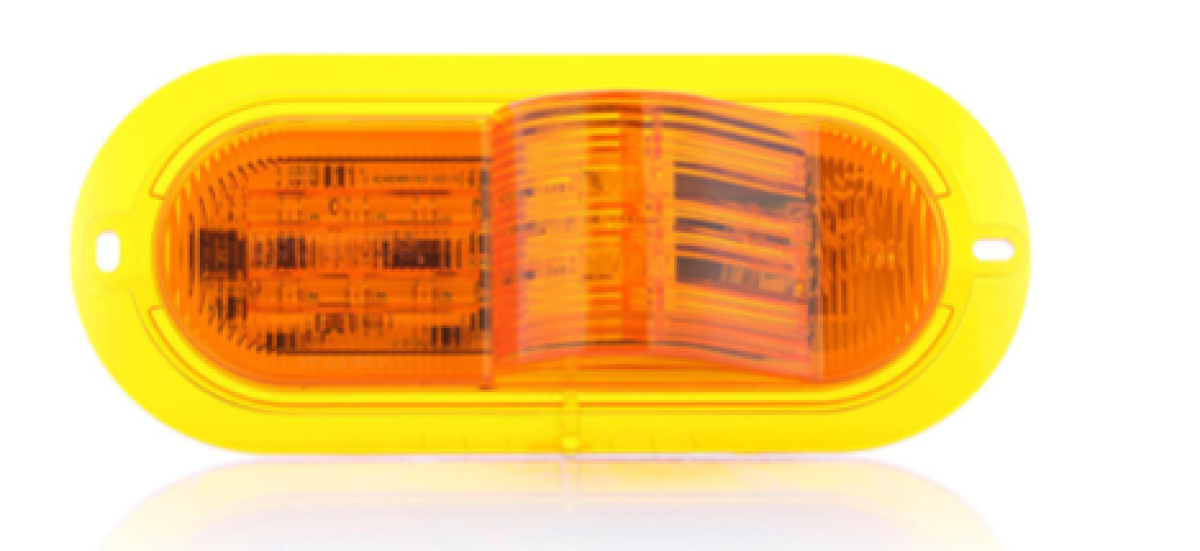 E rated side turn signal/marker light, recess flange mount, weathertight connection