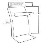 34" 16-Gauge 430 SS Millennium M134 Semi Truck Quarter Fenders-Set of 2