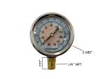 Automann 170.1053 – 2.5″ Glycerin-Filled Pressure Gauge 0–160 PSI