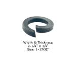 Dayton Parts 334-242 Lock Washer – 1-17/32″ Size | Heavy-Duty 1-1/2" Axle Nut Washer