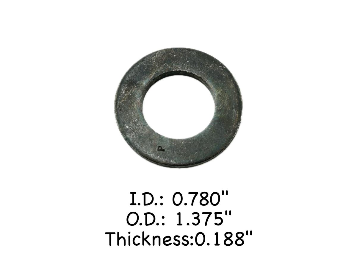Dayton Parts 334-166 U-Bolt Washer – 3/4" Round Washer for Heavy-Duty Suspension Applications