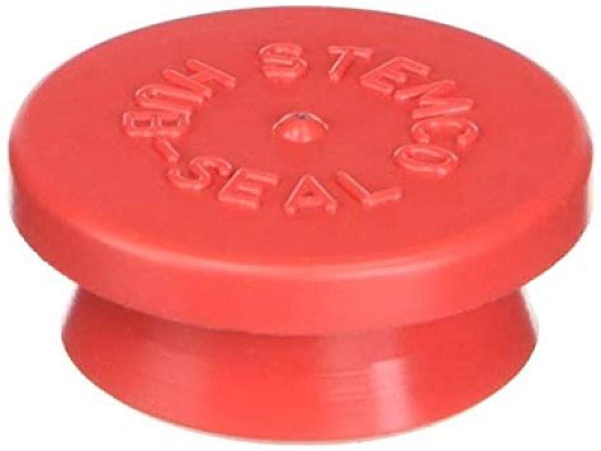 Stemco 359-5915 | 3/4" Red Rubber Hub Cap Vent Plug