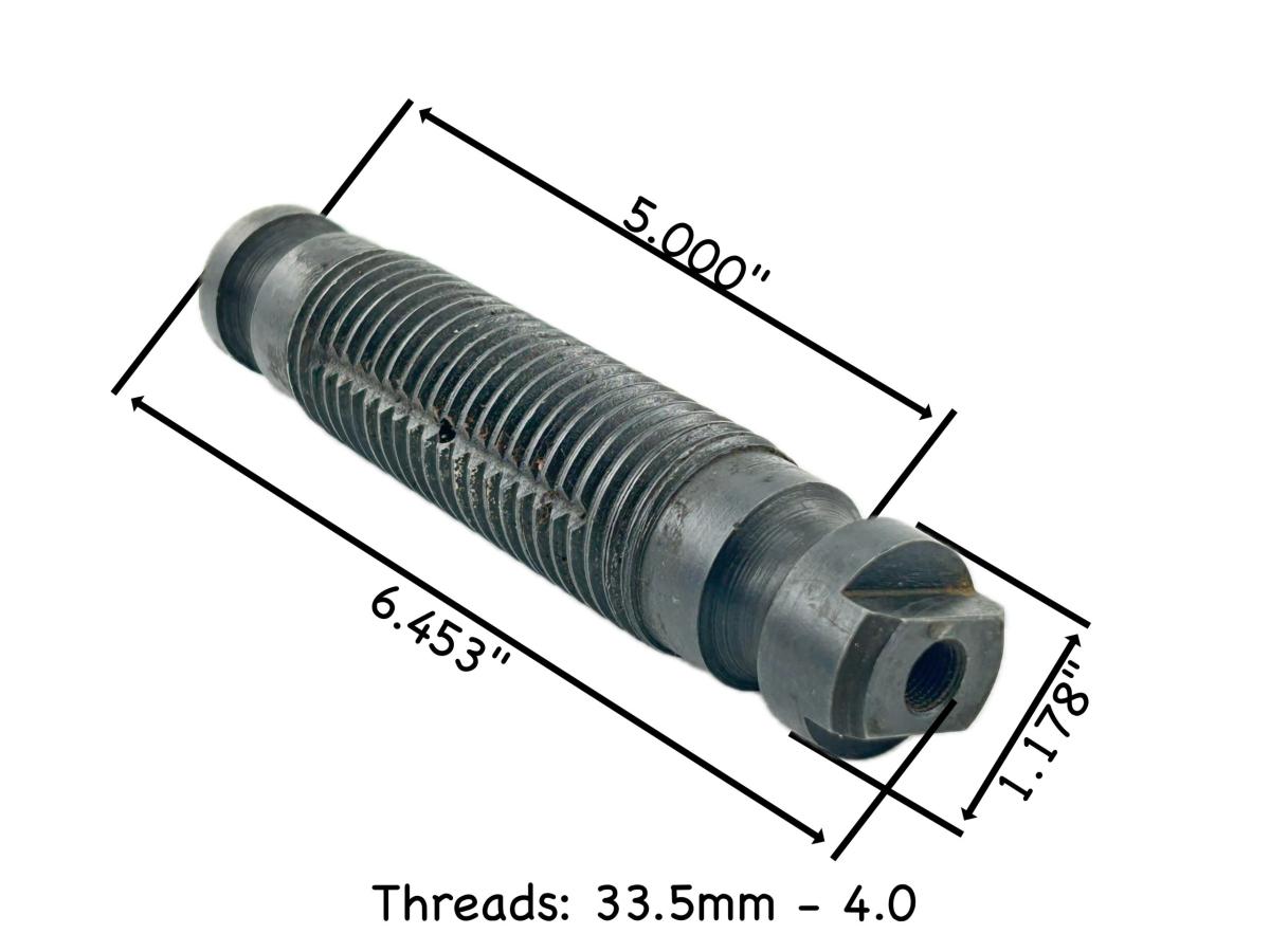 Dayton Parts 327-538 Spring Pin – Western Star | M33.5-4 Thread, 6.453" Length