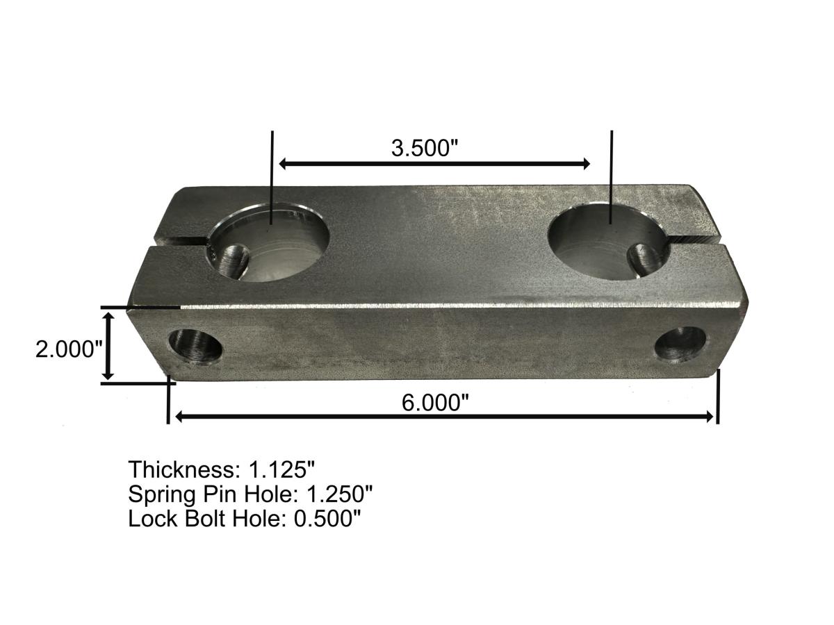 Dayton Parts 330‑186 Side Bar (Peterbilt Front Suspension)
