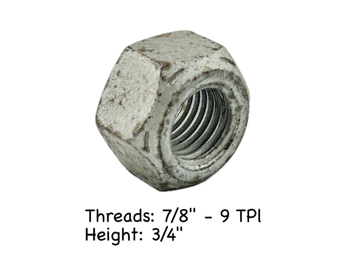 Dayton Parts 334-236 Lock Nut ST 7/8" GR – Heavy-Duty Suspension Fastener