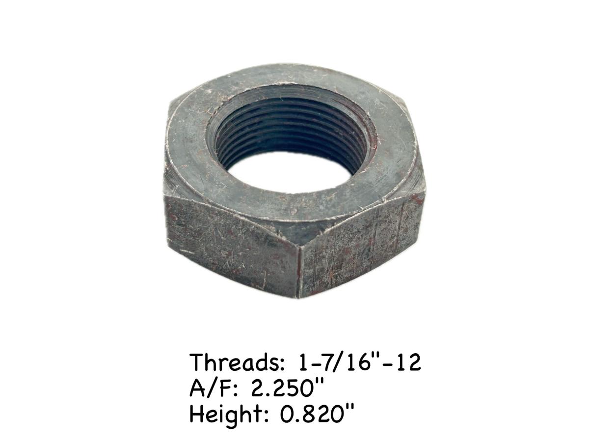 Dayton Parts 334-241 Hex Nut – 1-7/16"-12 UN, Grade 8