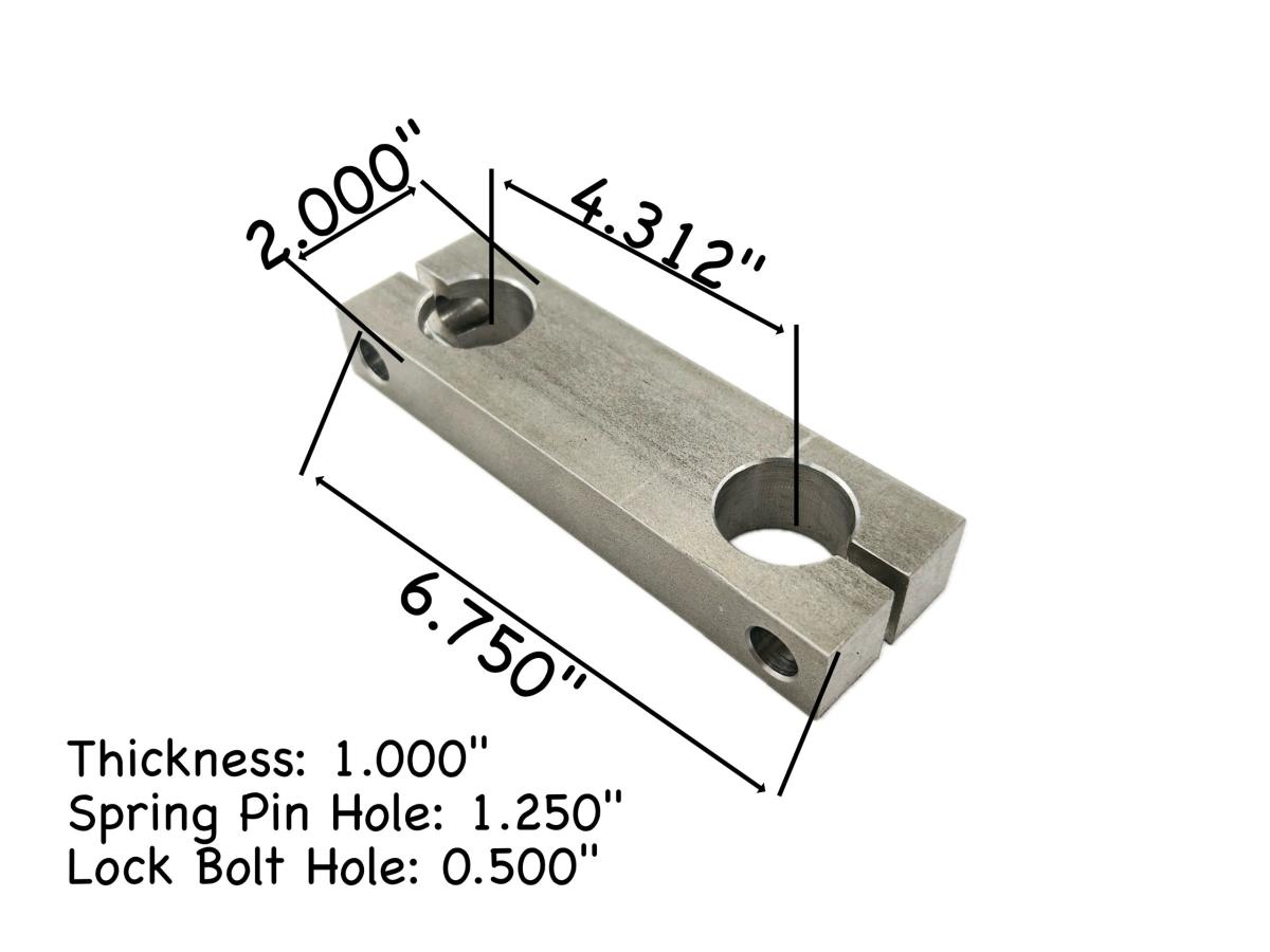 Dayton Parts 330‑344 Side Bar – Heavy‑Duty Freightliner Suspension