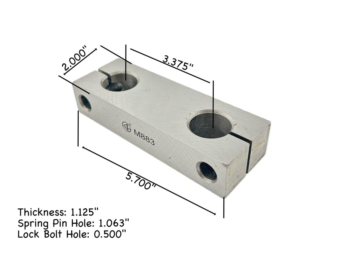 Dayton Parts 330‑450 Side Bar – Peterbilt Suspension