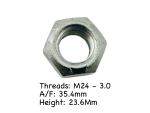 Dayton Part Number 334-717 – Heavy Duty Hex Nut M24-3.0 | Truck & Trailer Fastener