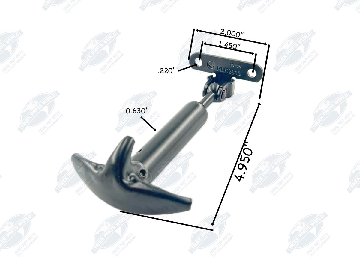 Automann HLK2813: Engine Cover & Battery Latch for IHC Trucks