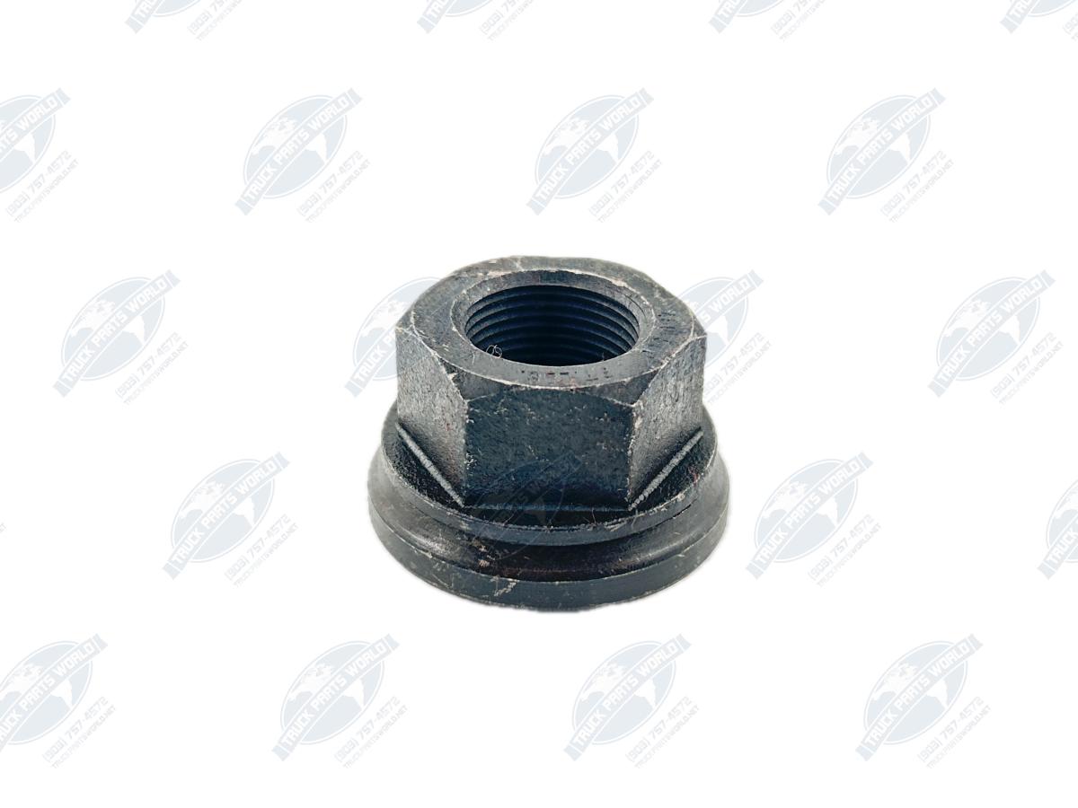 Automann M4214 Metric Sleeved Flange Nut - M22x1.5, 33mm Hex, 6mm Sleeve