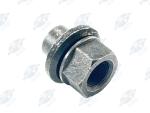 Automann M4215 Sleeved Flange Nut - M22x1.5, 19mm Sleeve