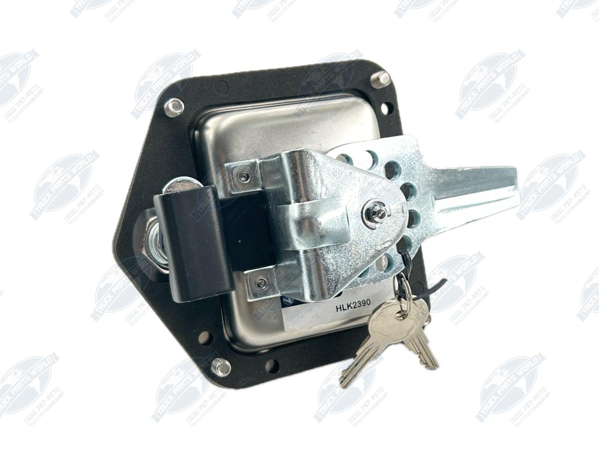 Automann HLK2390 Universal Locking T-Handle Latch Adjustable Depth w/ Keys