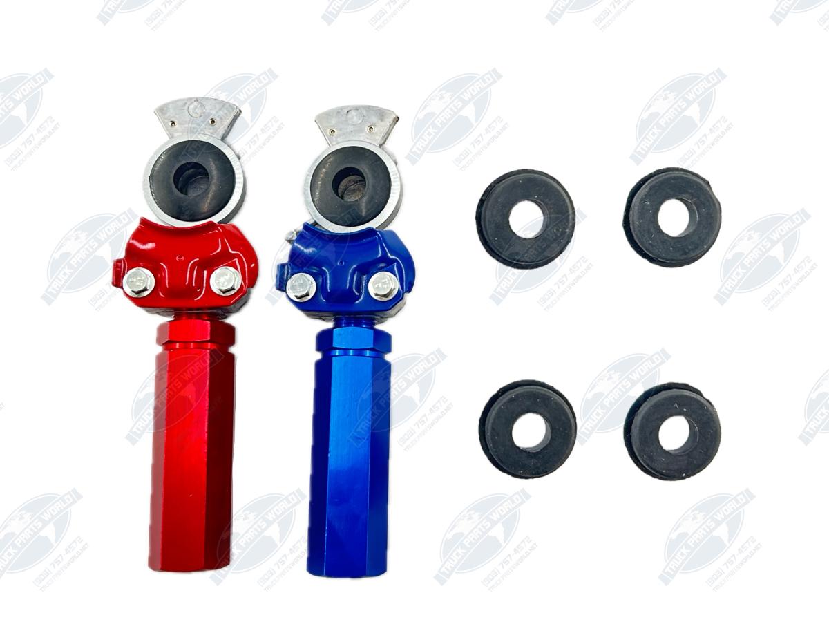 Kogler Goliath Steel 12ft Power Line Bundle - Heavy Duty Air Brake Hose Assembly with Durable Fittings for Commercial Fleet Trucks Trailers and Professional Maintenance Applications