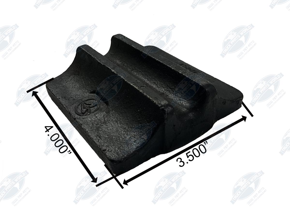 Dayton 338-725 Top Plate U-Bolt Saddle Fits Peterbilt Rear Air Leaf Suspension