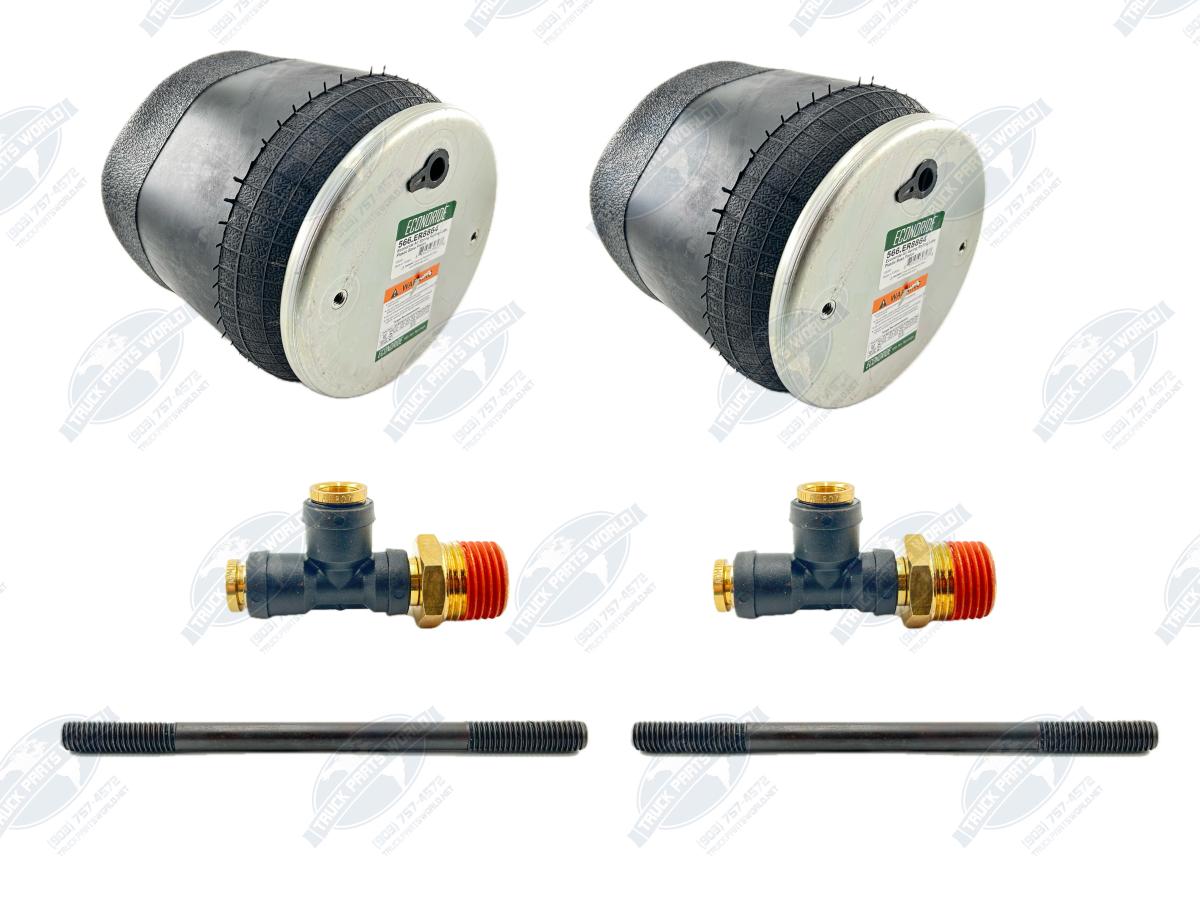 2x Air Spring 566.ER8864 Kit Fits Kenworth AG200 AG400 Peterbilt Low Air Leaf
