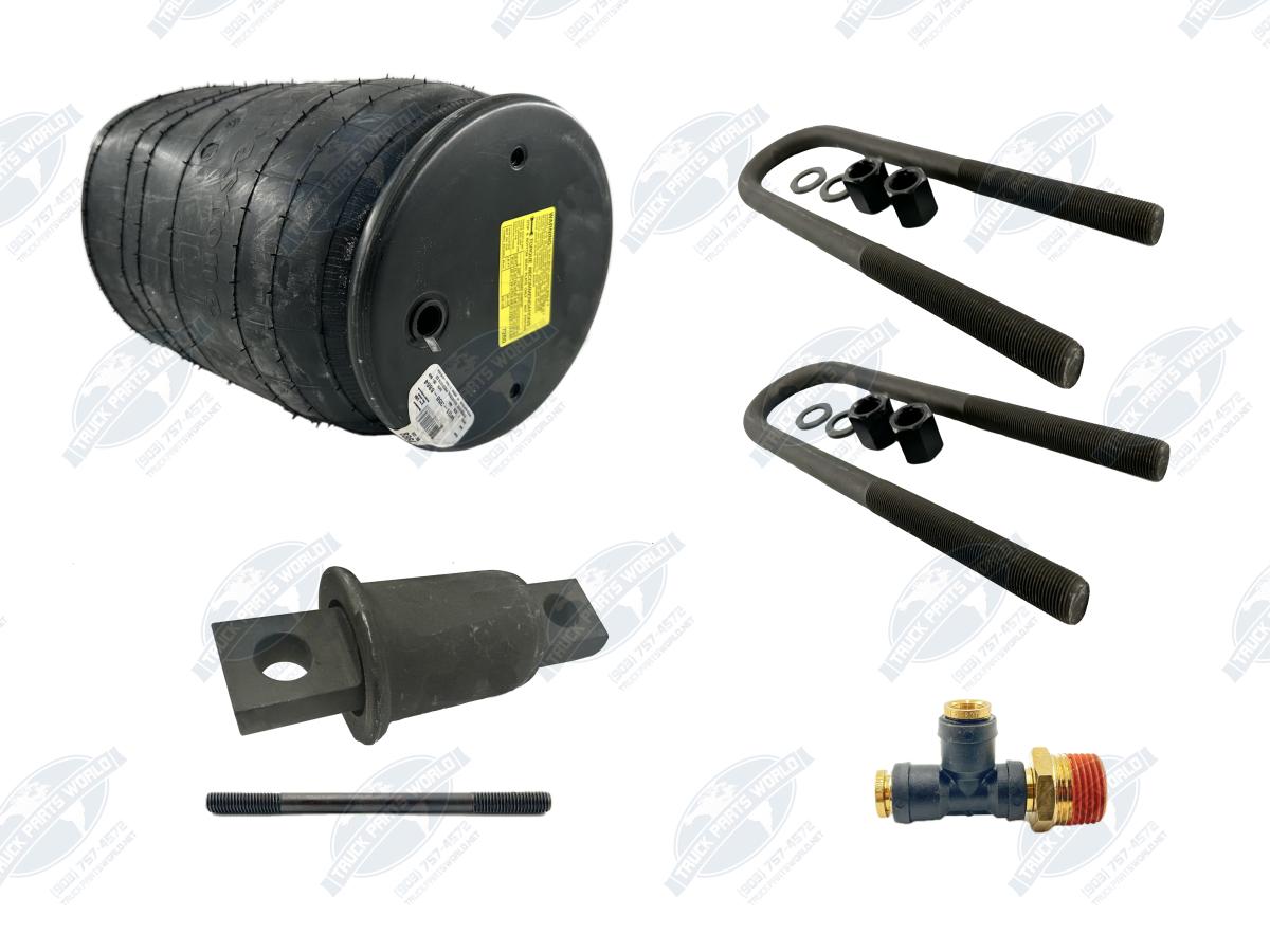 Genuine Firestone 8864 Air Bag Kit w/ RB268 Bushing Fits Kenworth AG400 Peterbil