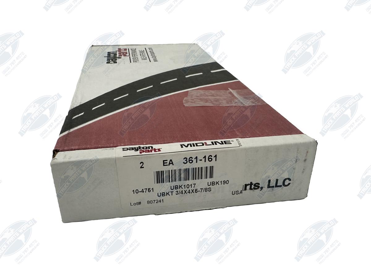 Peterbilt Air Leaf Kit: 4 Castings 03-01654 + 4 Firestone 9069 Air Bags + U-Bolt